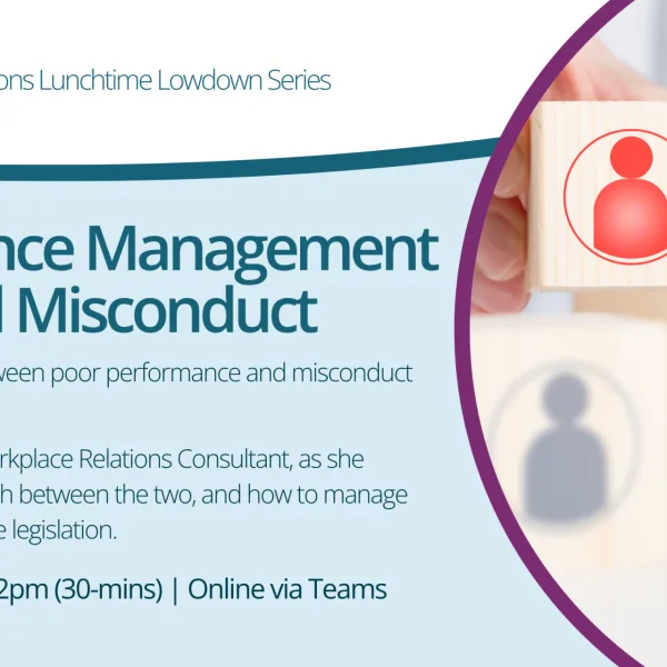 Performance Management Issues Misconduct